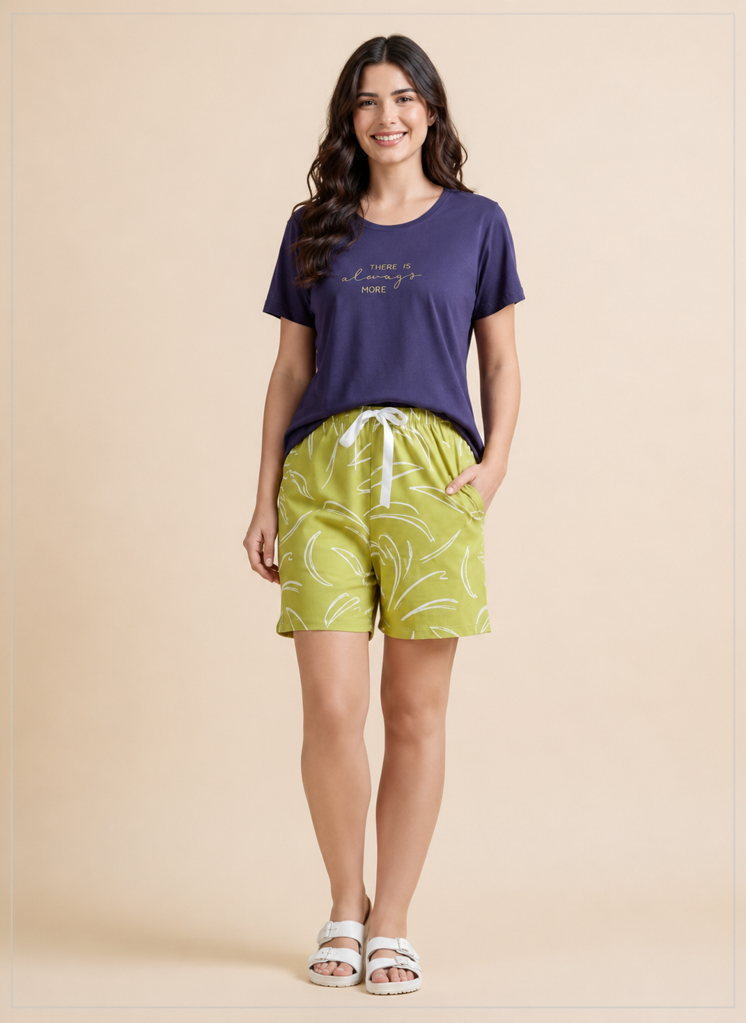 midnight zest tee short set