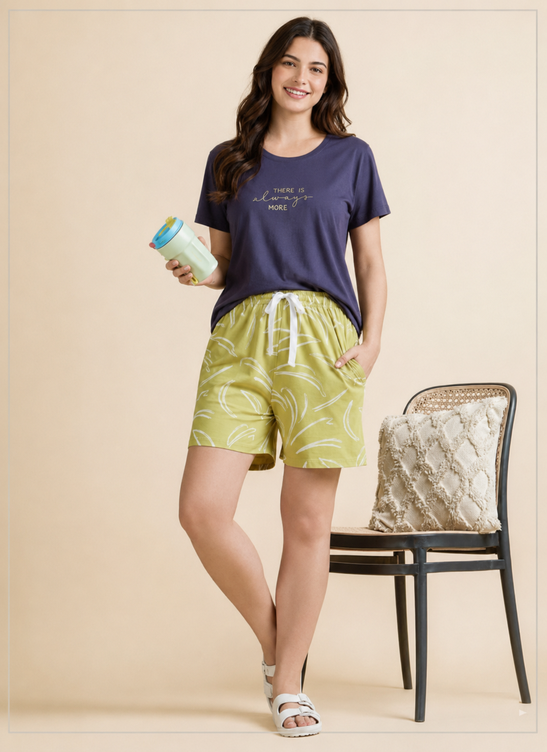 midnight zest tee short set