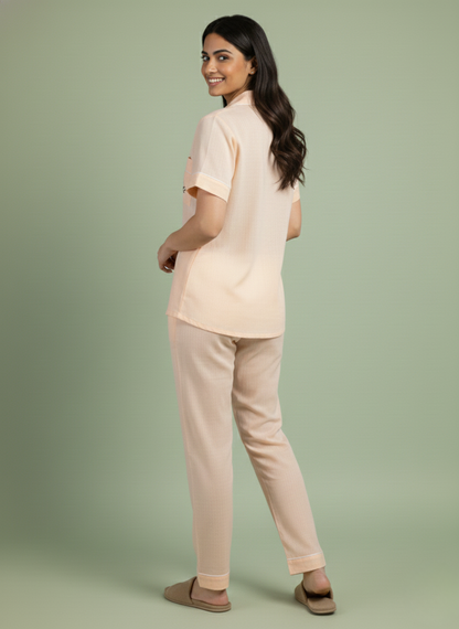 Easy Breezy Peach PJ Set