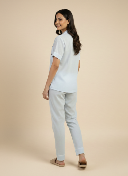 Easy Breezy Blue PJ Set