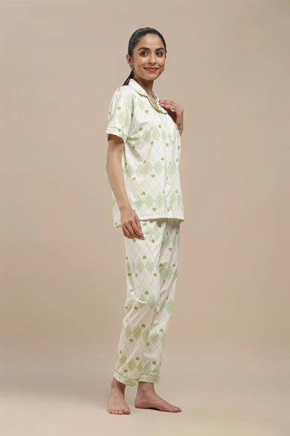 Blue Blossom 3 Piece PJ Set