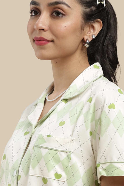 Blue Blossom 3 Piece PJ Set