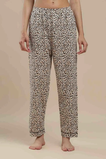 Leopard Print PJ Set