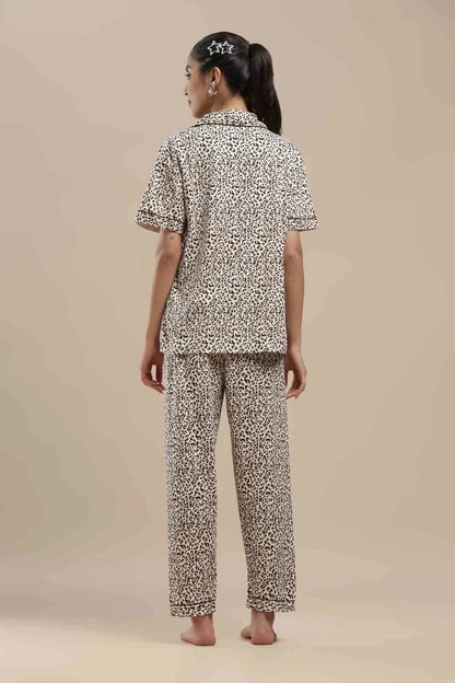 Leopard Print PJ Set