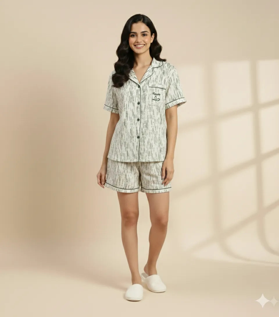 sage bra- free short set