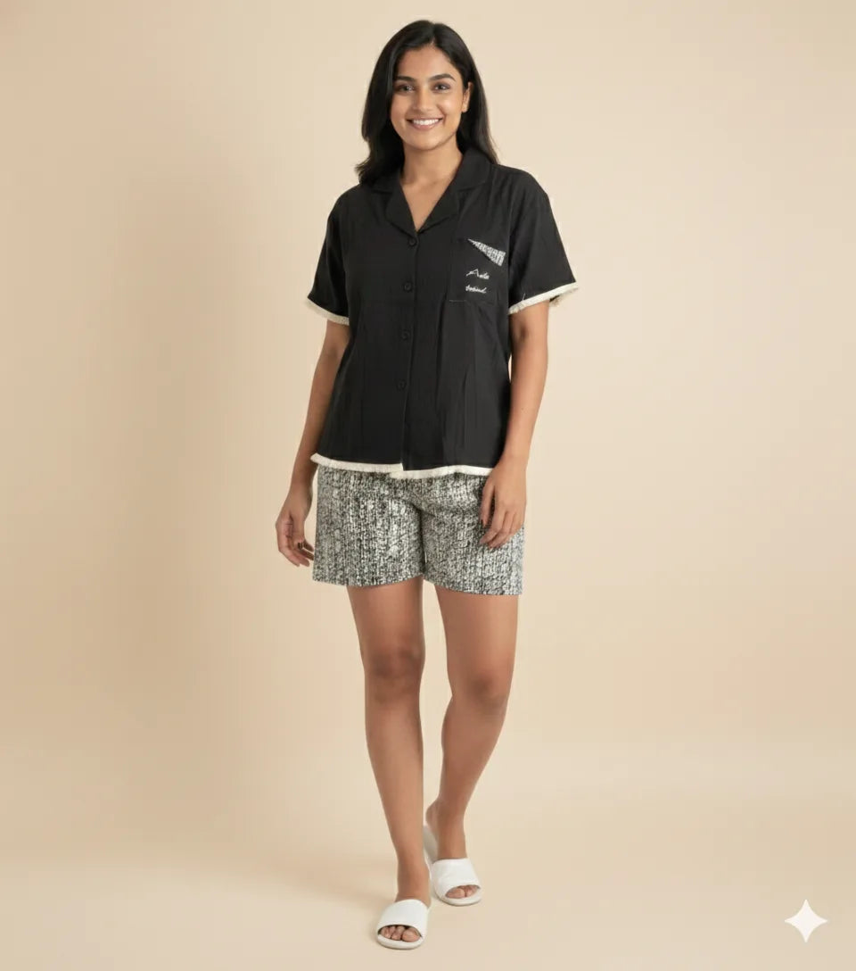 onyx bra- free short set