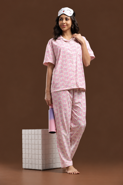 Ribbon Print PJ Set