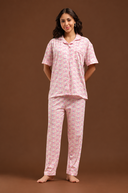Ribbon Print PJ Set