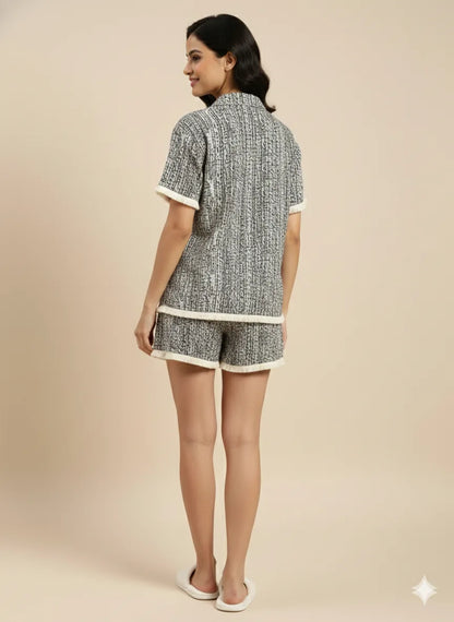 Tweed Bra- Free Short Set